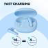 Anker Soundcore Life P3 Bluetooth Earphones, Custom 11mm Composite Drivers, Multi-Mode ANC, 6 Microphones with Noise Reduction AI, IPX5 Rated Protection - Sky Blue